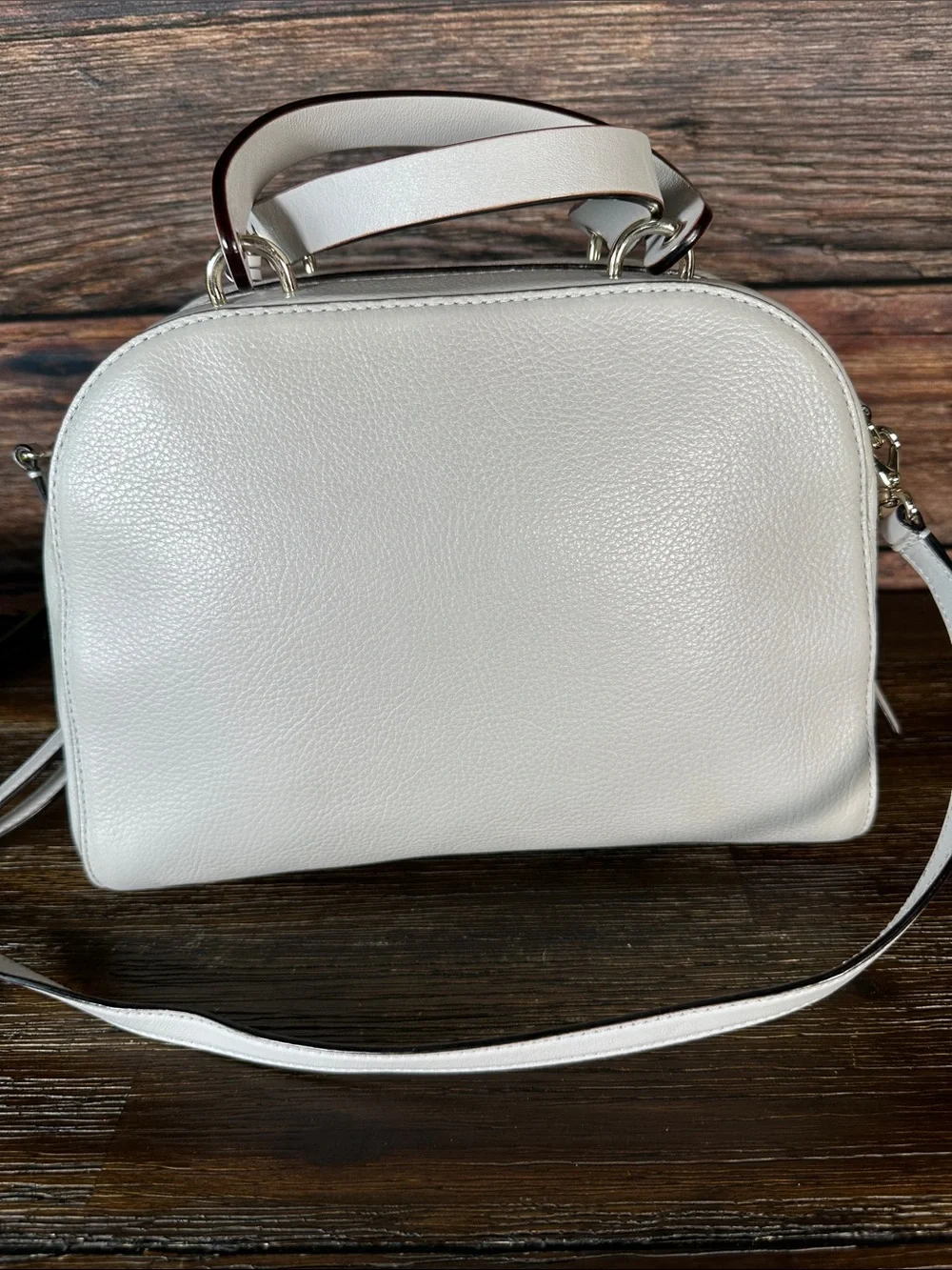 Kate Spade New York Atwood Place Bayley satchel in light grey!